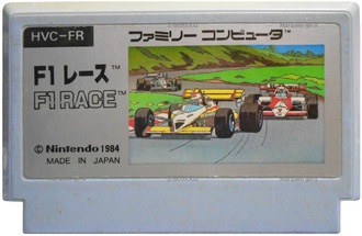 F1 Race, Игра для Денди, Famicom Nintendo, made in Japan.