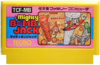 Mighty Bomb Jack, Игра для Денди, Famicom Nintendo, made in Japan.