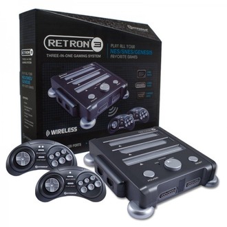 Видео приставка &quot;Retron 3&quot; темно-серый (NES/SNES/Sega Genesis)