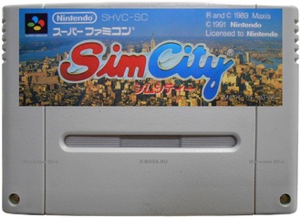 &quot;Sim City&quot; Игра для Супер Нинтендо (SNES)