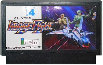 Image Fight, Игра для Денди, Famicom Nintendo. Made in Japan