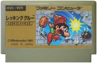 Wrecking Crew, Игра для Денди, Famicom Nintendo. Made in Japan