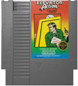 &quot;Elevator Action&quot; Игра для NES (Made in Japan)