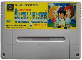 &quot;Ganba League&quot; no box, Игра для Nintendo Super Famicom NTSC-Japan