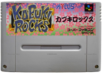 &quot;Kabuki Rocks&quot; no box, Игра для Nintendo Super Famicom NTSC-Japan