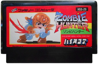 &quot;Zombie Hunter&quot; Игра для Денди, Famicom Nintendo, made in Japan.