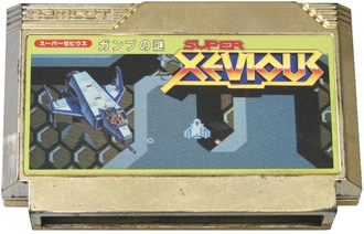 Super Xevious, Игра для Денди, Famicom Nintendo, made in Japan.