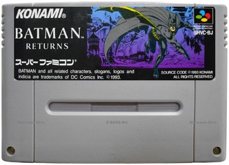 &quot;Batman returns&quot; no box, Игра для Nintendo Super Famicom NTSC-Japan